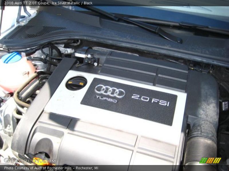 Ice Silver Metallic / Black 2008 Audi TT 2.0T Coupe