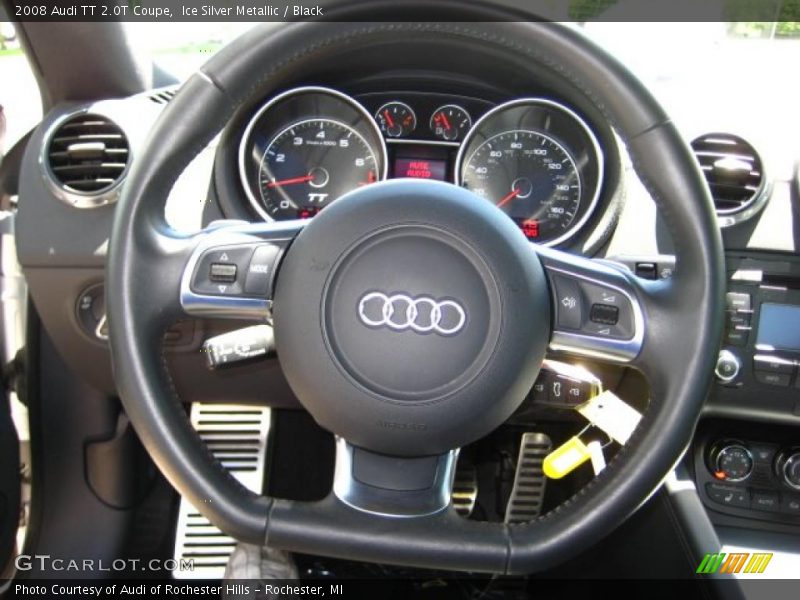 Ice Silver Metallic / Black 2008 Audi TT 2.0T Coupe