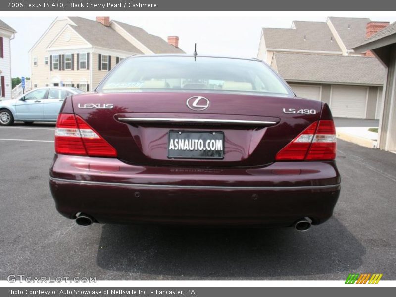 Black Cherry Pearl / Cashmere 2006 Lexus LS 430