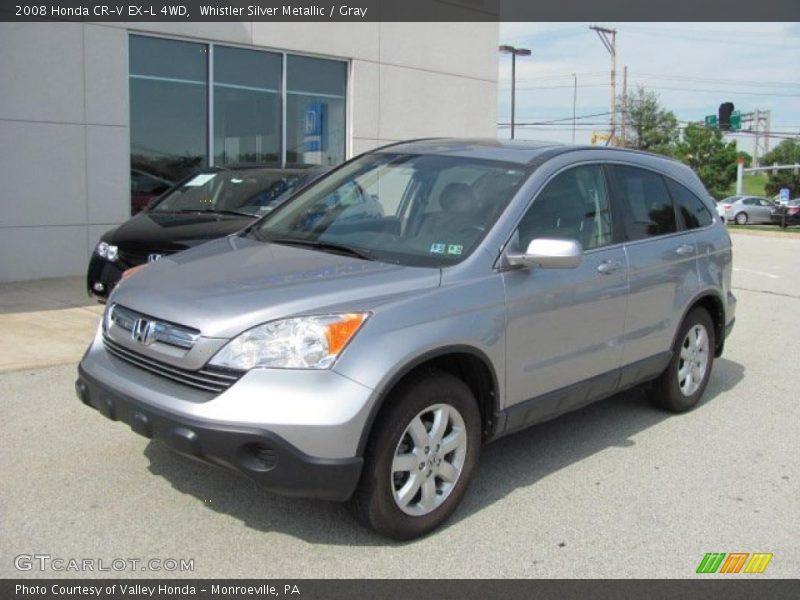 Whistler Silver Metallic / Gray 2008 Honda CR-V EX-L 4WD