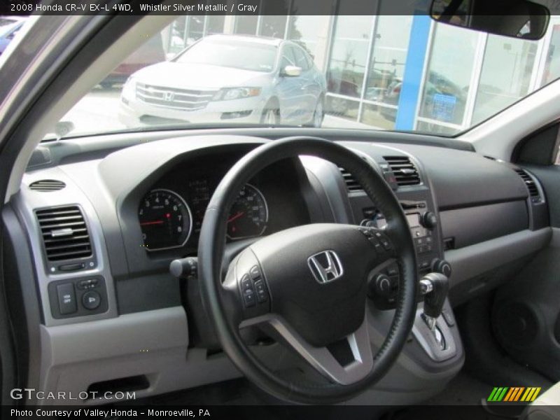 Whistler Silver Metallic / Gray 2008 Honda CR-V EX-L 4WD