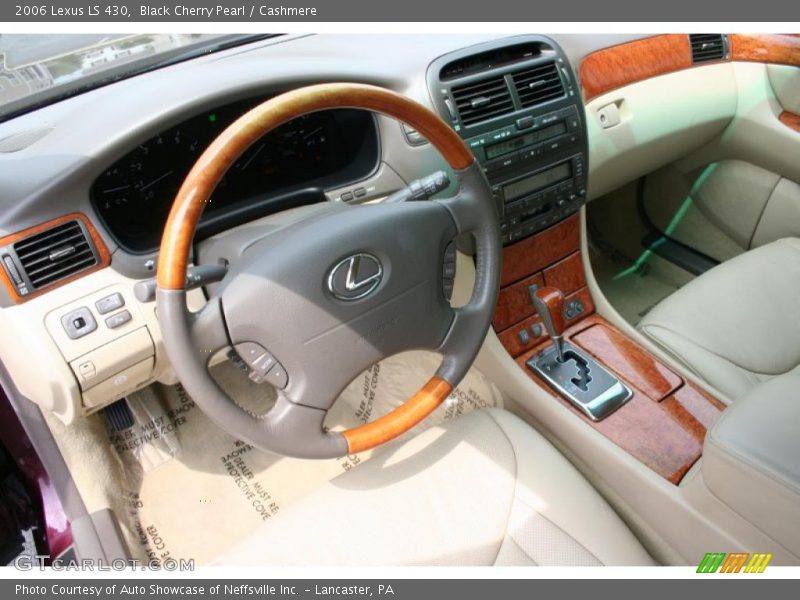 Black Cherry Pearl / Cashmere 2006 Lexus LS 430