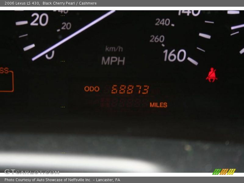 Black Cherry Pearl / Cashmere 2006 Lexus LS 430