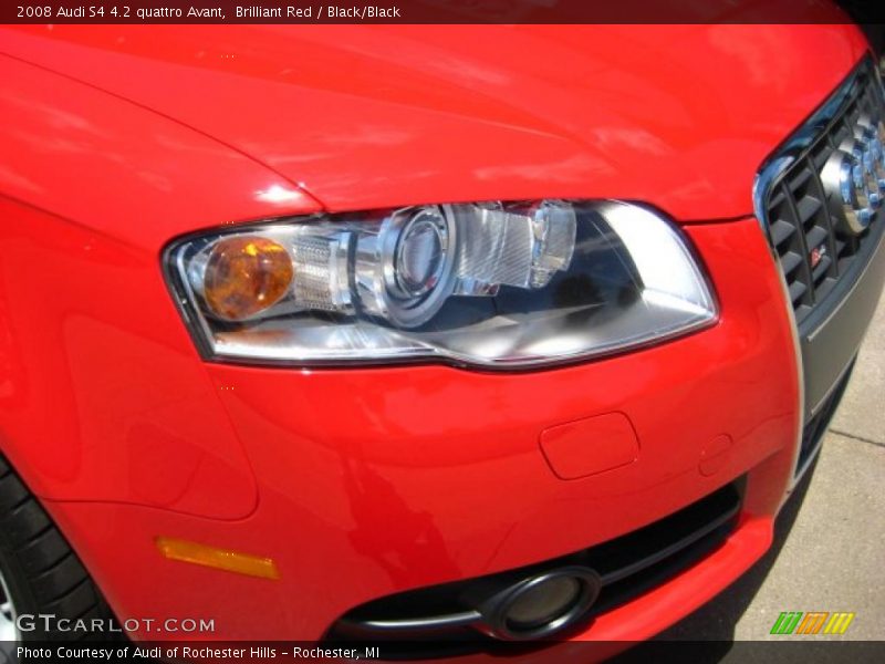 Brilliant Red / Black/Black 2008 Audi S4 4.2 quattro Avant