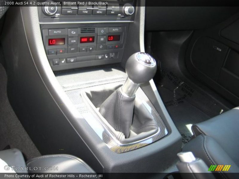 Brilliant Red / Black/Black 2008 Audi S4 4.2 quattro Avant