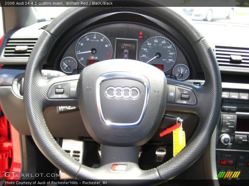 Brilliant Red / Black/Black 2008 Audi S4 4.2 quattro Avant