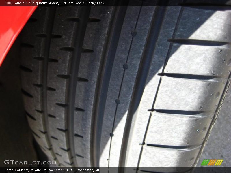 Brilliant Red / Black/Black 2008 Audi S4 4.2 quattro Avant