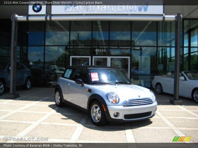 Pure Silver Metallic / Grey/Carbon Black 2010 Mini Cooper Hardtop