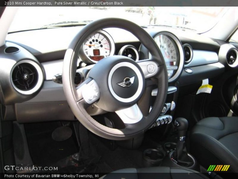 Pure Silver Metallic / Grey/Carbon Black 2010 Mini Cooper Hardtop