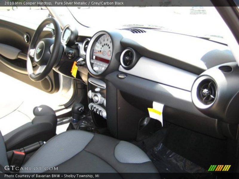 Pure Silver Metallic / Grey/Carbon Black 2010 Mini Cooper Hardtop