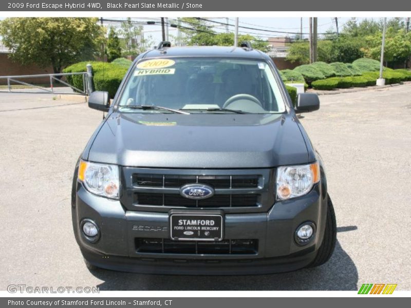 Black Pearl Slate Metallic / Stone 2009 Ford Escape Hybrid 4WD
