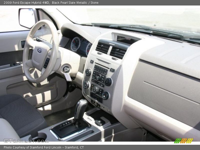 Black Pearl Slate Metallic / Stone 2009 Ford Escape Hybrid 4WD