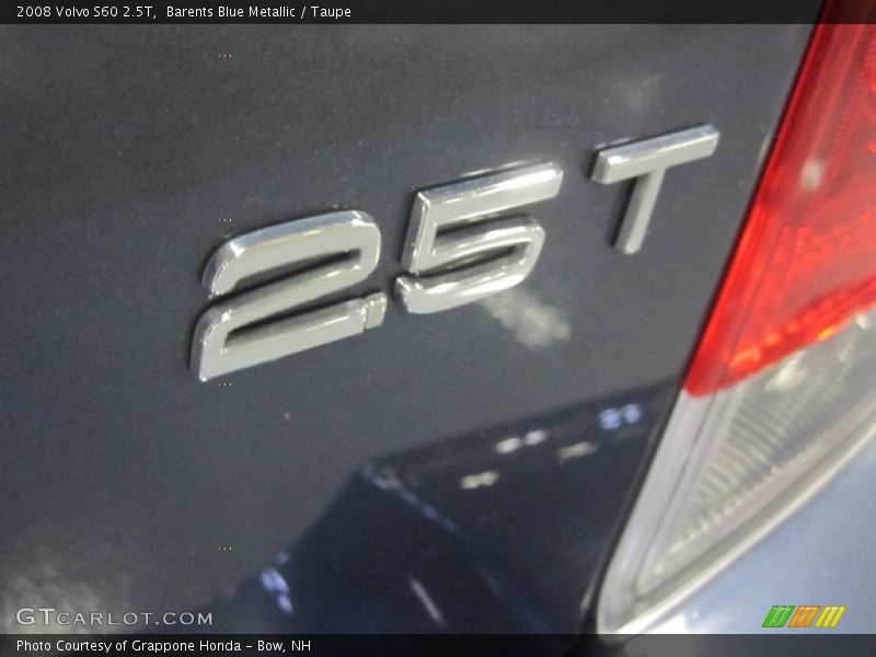 Barents Blue Metallic / Taupe 2008 Volvo S60 2.5T