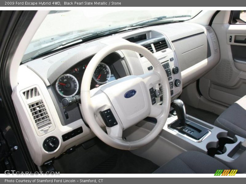 Black Pearl Slate Metallic / Stone 2009 Ford Escape Hybrid 4WD
