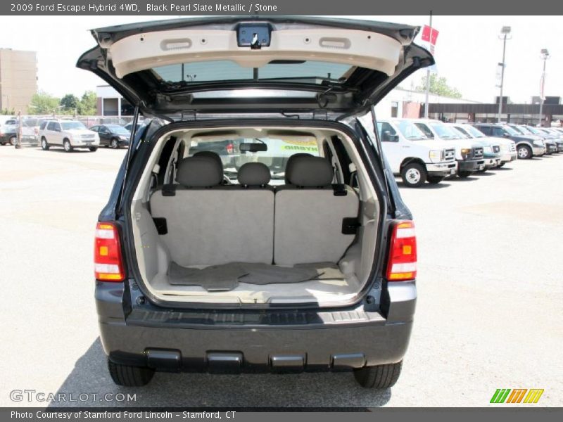 Black Pearl Slate Metallic / Stone 2009 Ford Escape Hybrid 4WD