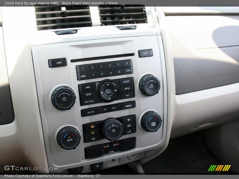 Black Pearl Slate Metallic / Stone 2009 Ford Escape Hybrid 4WD