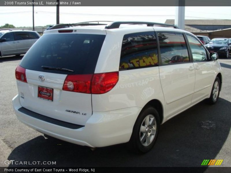 Natural White / Fawn 2008 Toyota Sienna LE