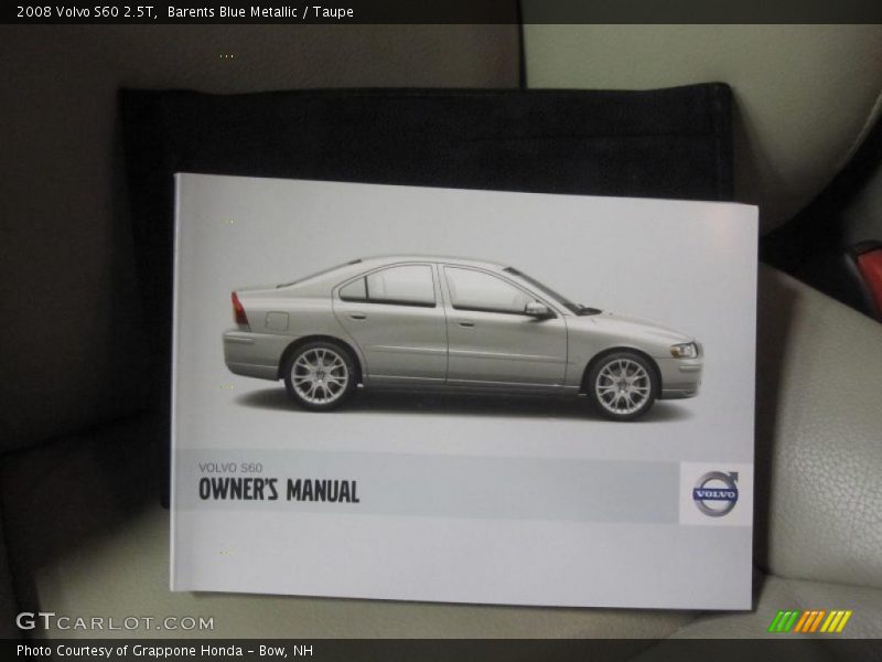 Barents Blue Metallic / Taupe 2008 Volvo S60 2.5T