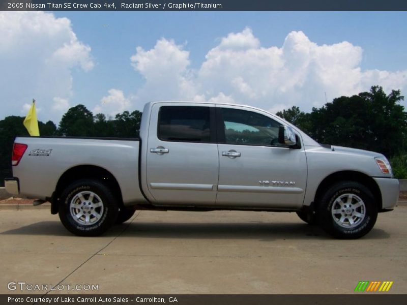Radiant Silver / Graphite/Titanium 2005 Nissan Titan SE Crew Cab 4x4