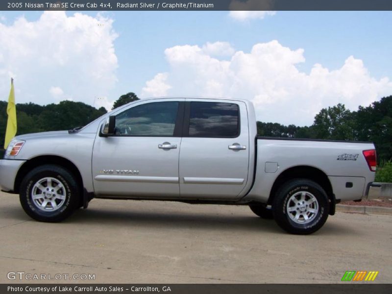Radiant Silver / Graphite/Titanium 2005 Nissan Titan SE Crew Cab 4x4