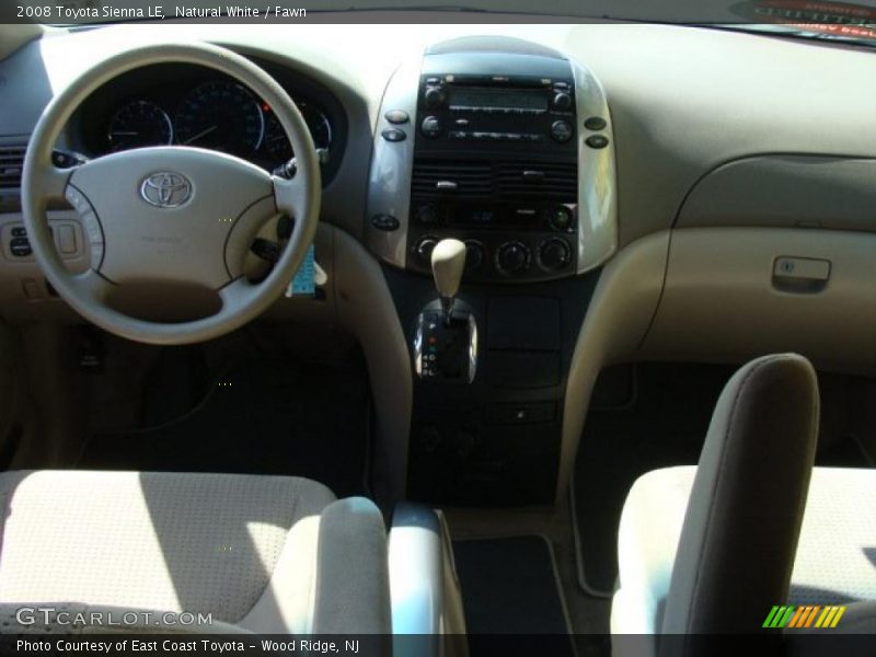 Natural White / Fawn 2008 Toyota Sienna LE