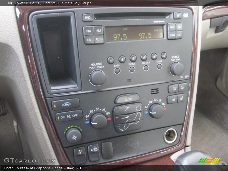 Barents Blue Metallic / Taupe 2008 Volvo S60 2.5T