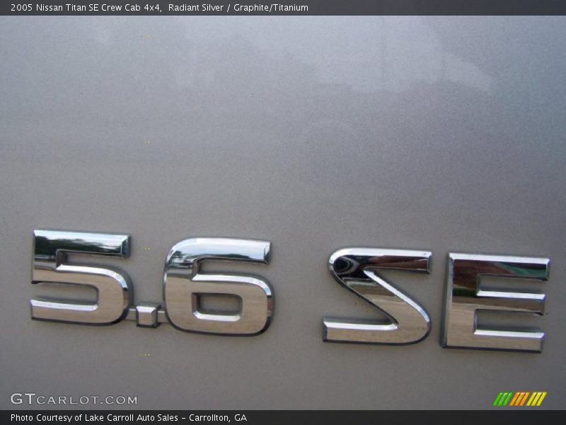 Radiant Silver / Graphite/Titanium 2005 Nissan Titan SE Crew Cab 4x4