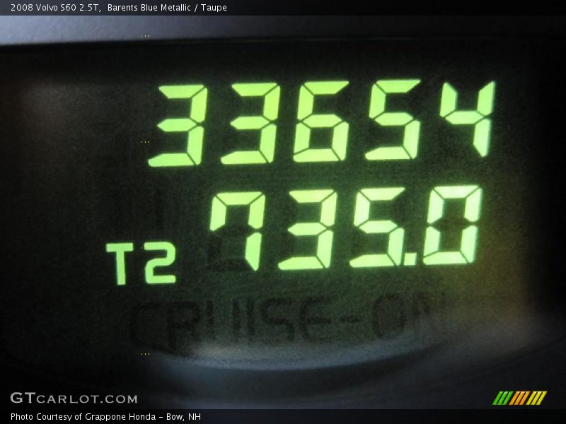 Barents Blue Metallic / Taupe 2008 Volvo S60 2.5T