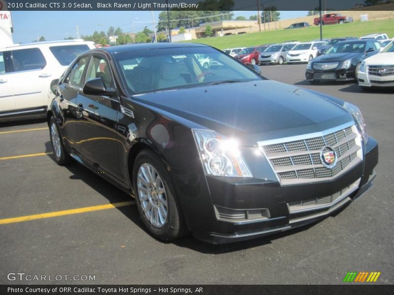 Black Raven / Light Titanium/Ebony 2010 Cadillac CTS 3.0 Sedan