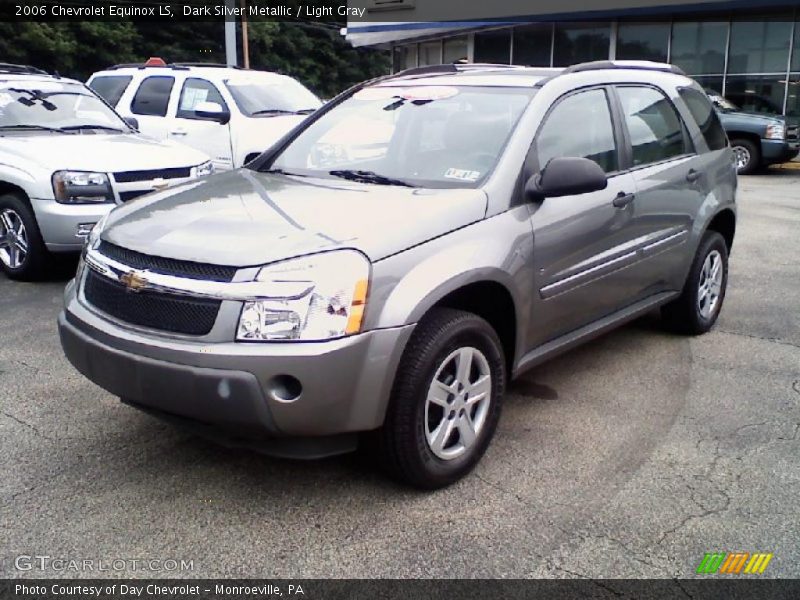 Dark Silver Metallic / Light Gray 2006 Chevrolet Equinox LS