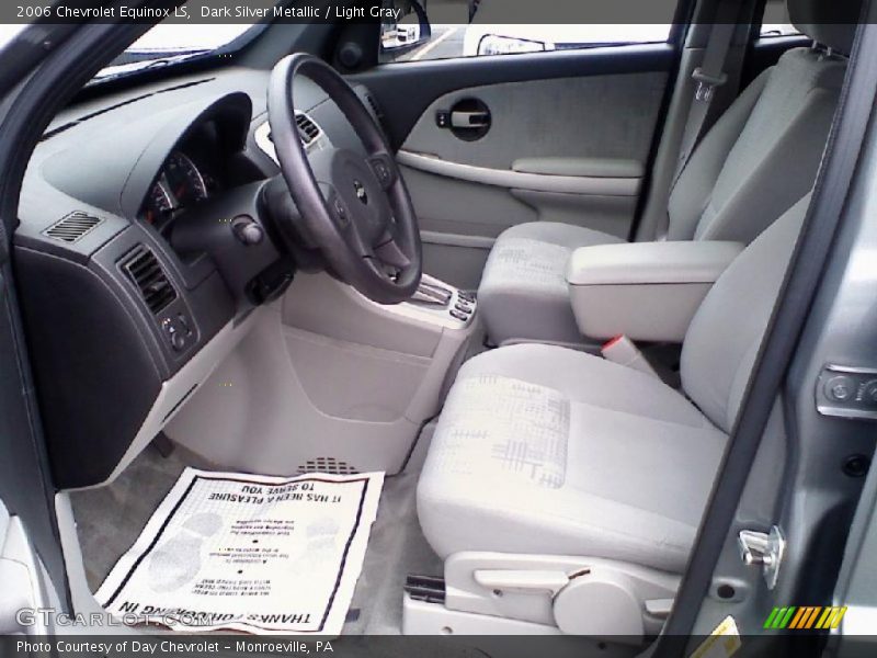 Dark Silver Metallic / Light Gray 2006 Chevrolet Equinox LS