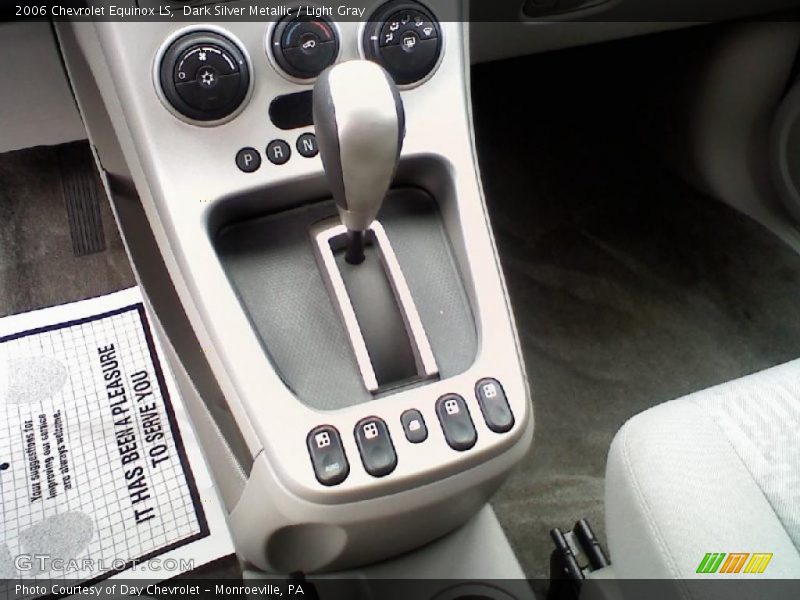 Dark Silver Metallic / Light Gray 2006 Chevrolet Equinox LS