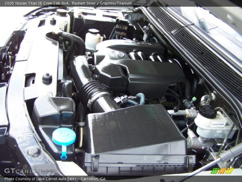 Radiant Silver / Graphite/Titanium 2005 Nissan Titan SE Crew Cab 4x4