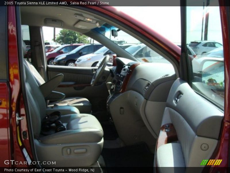 Salsa Red Pearl / Stone 2005 Toyota Sienna XLE Limited AWD
