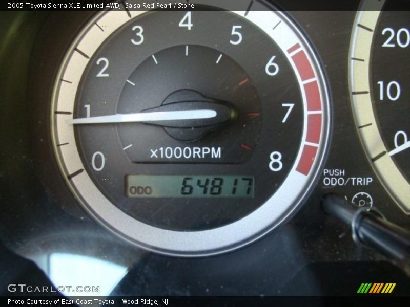 Salsa Red Pearl / Stone 2005 Toyota Sienna XLE Limited AWD