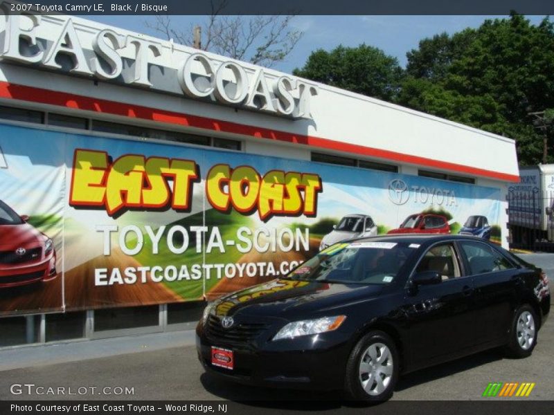 Black / Bisque 2007 Toyota Camry LE