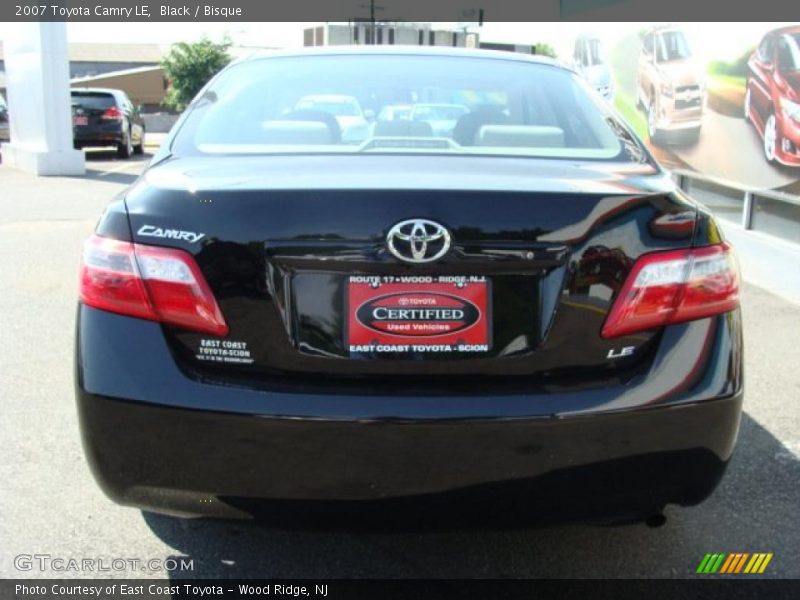 Black / Bisque 2007 Toyota Camry LE