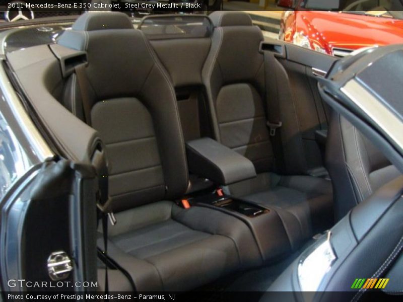 Steel Grey Metallic / Black 2011 Mercedes-Benz E 350 Cabriolet