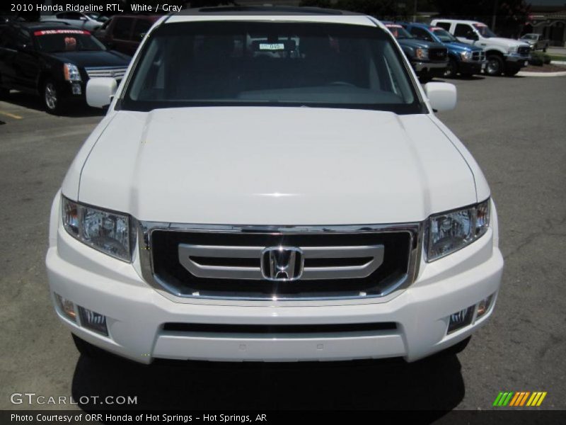 White / Gray 2010 Honda Ridgeline RTL