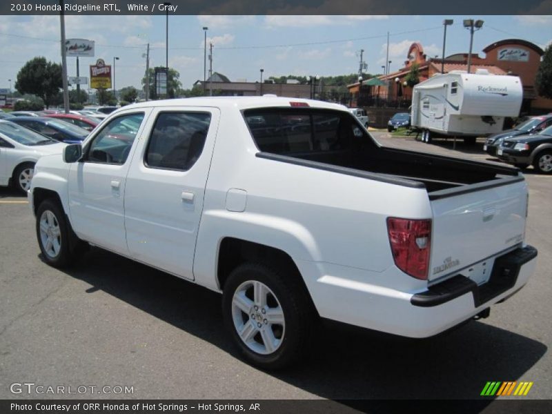 White / Gray 2010 Honda Ridgeline RTL