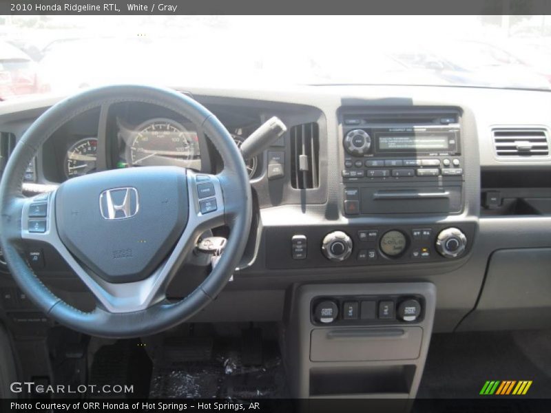 White / Gray 2010 Honda Ridgeline RTL