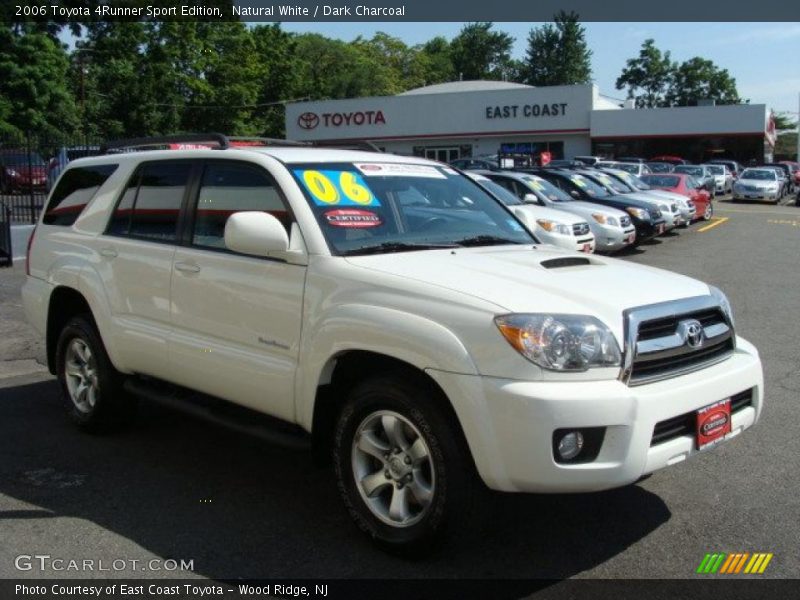 Natural White / Dark Charcoal 2006 Toyota 4Runner Sport Edition