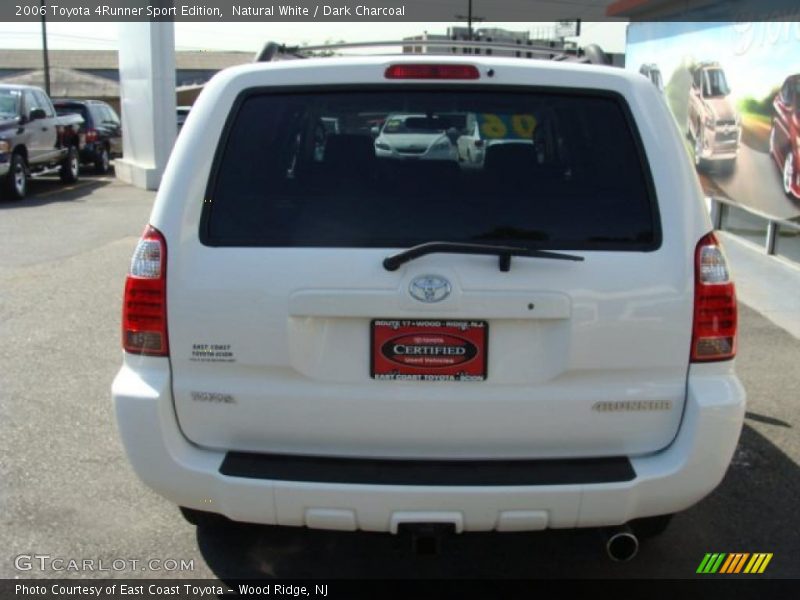 Natural White / Dark Charcoal 2006 Toyota 4Runner Sport Edition