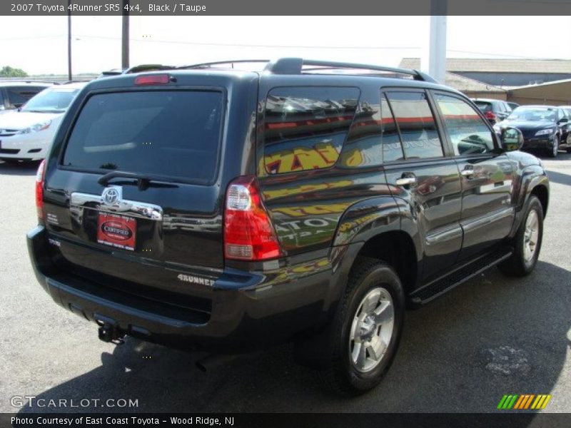 Black / Taupe 2007 Toyota 4Runner SR5 4x4