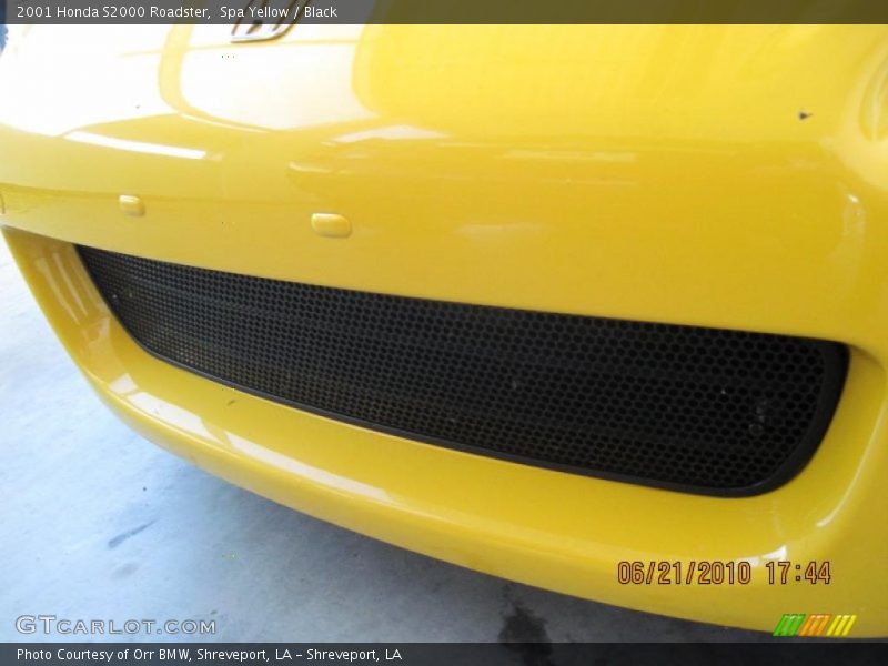Spa Yellow / Black 2001 Honda S2000 Roadster