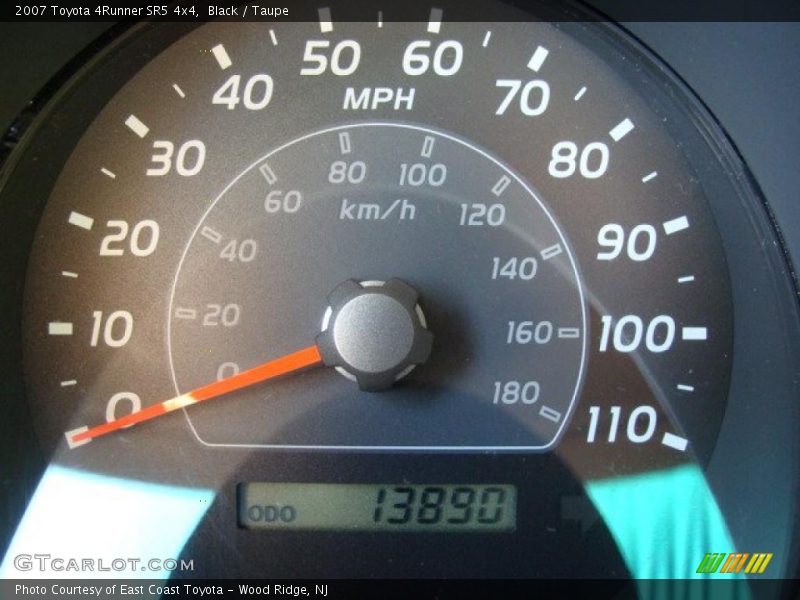 Black / Taupe 2007 Toyota 4Runner SR5 4x4