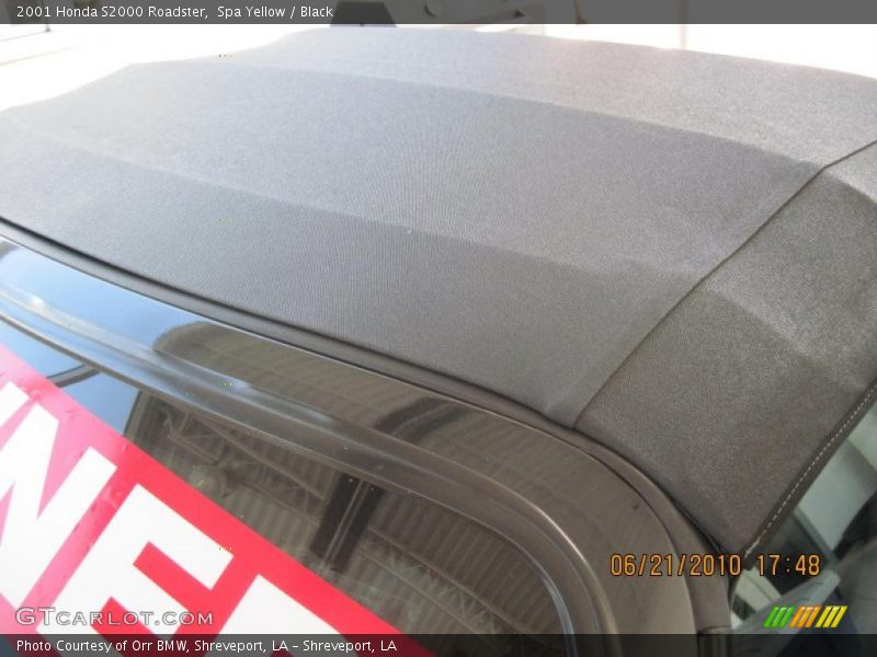 Spa Yellow / Black 2001 Honda S2000 Roadster