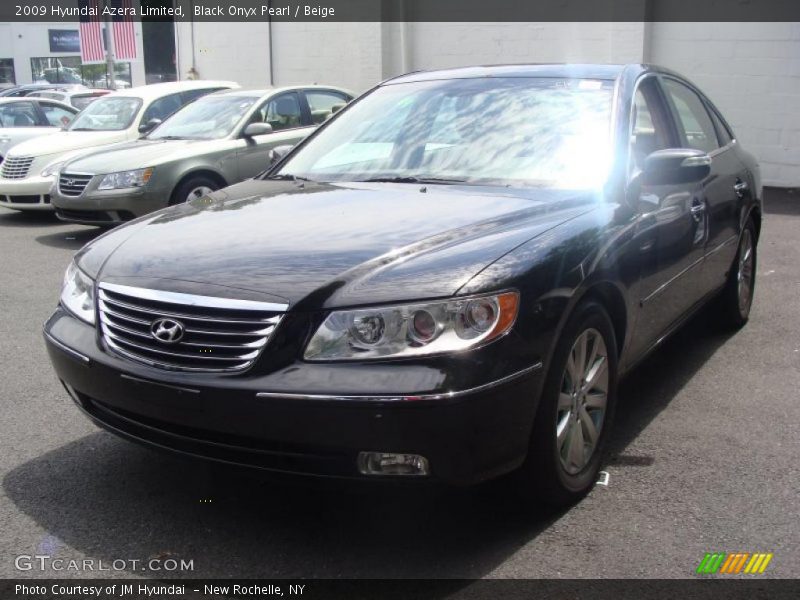 Black Onyx Pearl / Beige 2009 Hyundai Azera Limited