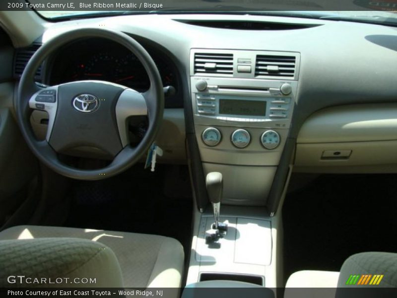 Blue Ribbon Metallic / Bisque 2009 Toyota Camry LE