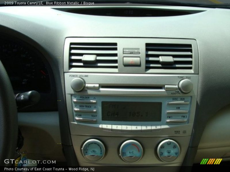 Blue Ribbon Metallic / Bisque 2009 Toyota Camry LE